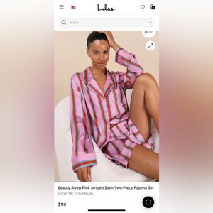 SHOW ME YOUR MUMU “Beauty Sleep” PJ Set- Size XL